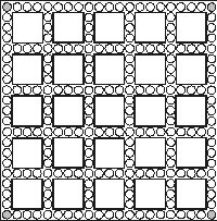 Figure 1: SCWR fuel assembly with square lattice